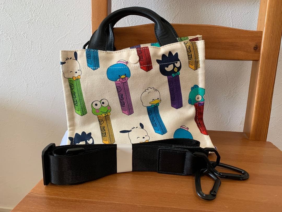 イアパピヨネ はぴだんぶい✖️PEZ ✖️earコラボトートバッグS