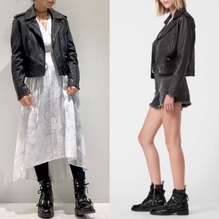 定価64900円　タグ付き　ALLSAINTS レザー バイカー ジャケット