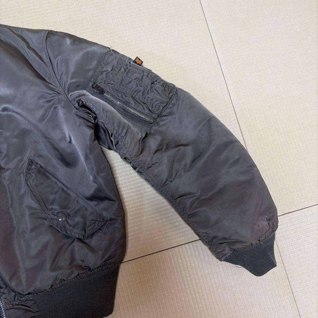 80s アルファインダストリーズ MA-1 usa 旧黒タグ　Mサイズ