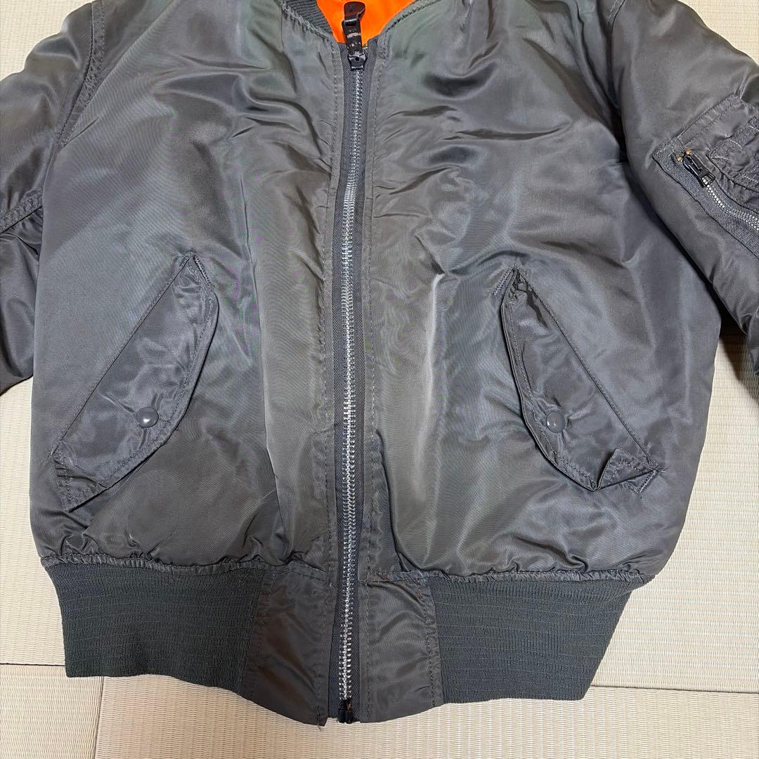 80s アルファインダストリーズ MA-1 usa 旧黒タグ　Mサイズ