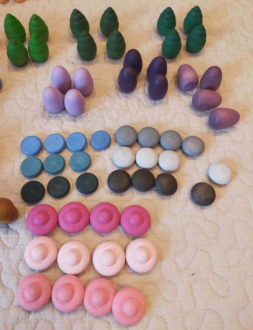 グラパット grapat まとめ売り まんだら 積み木 128個