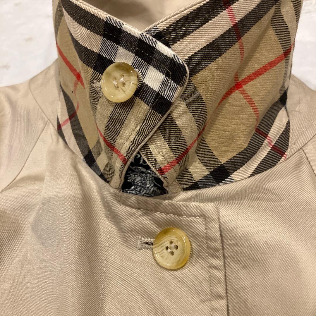 Burberrys 80-90英国製 ステンカラーコート　ダブルフェイス