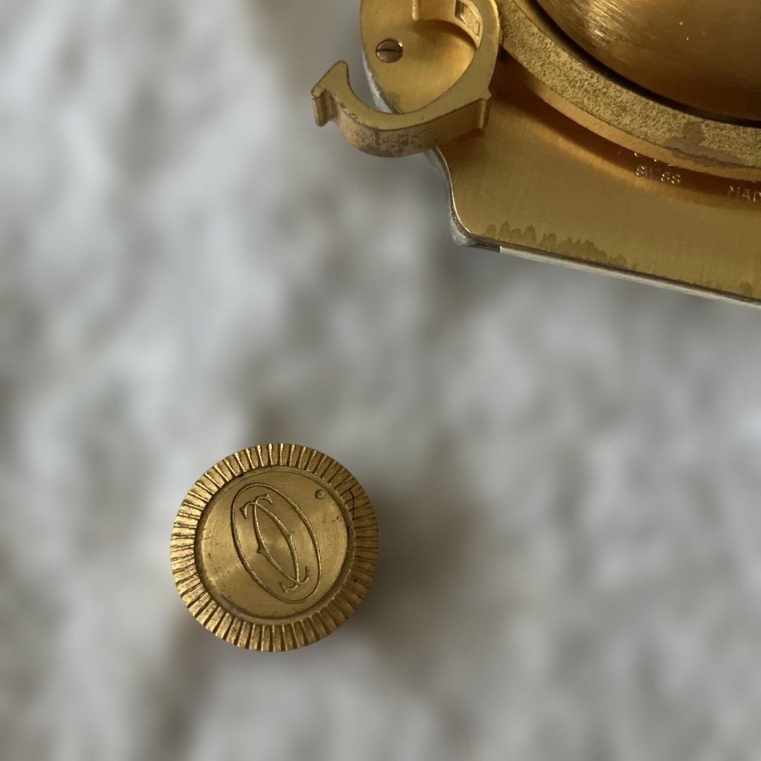 【極美品・液漏れなし】カルティエ サントス トラベルクロック 7508