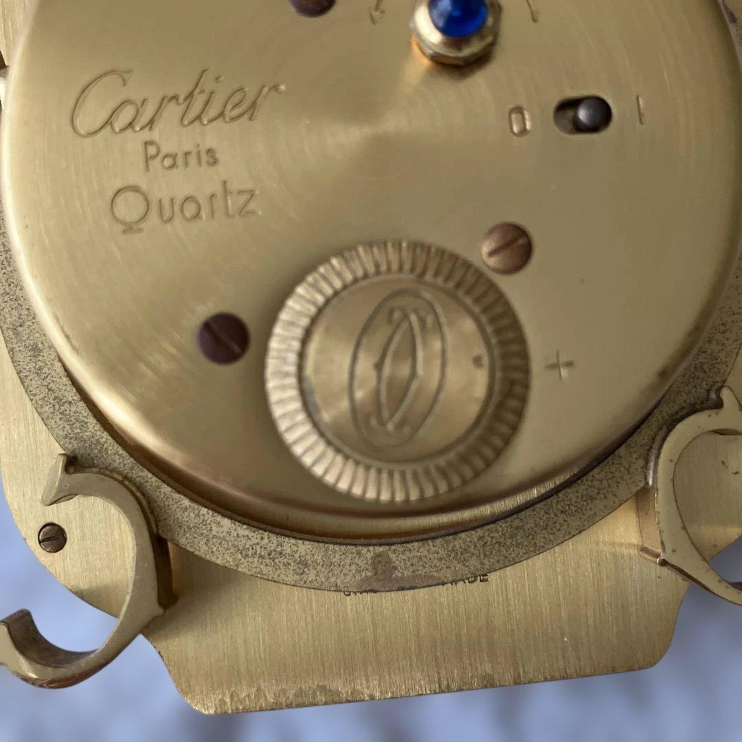 【極美品・液漏れなし】カルティエ サントス トラベルクロック 7508