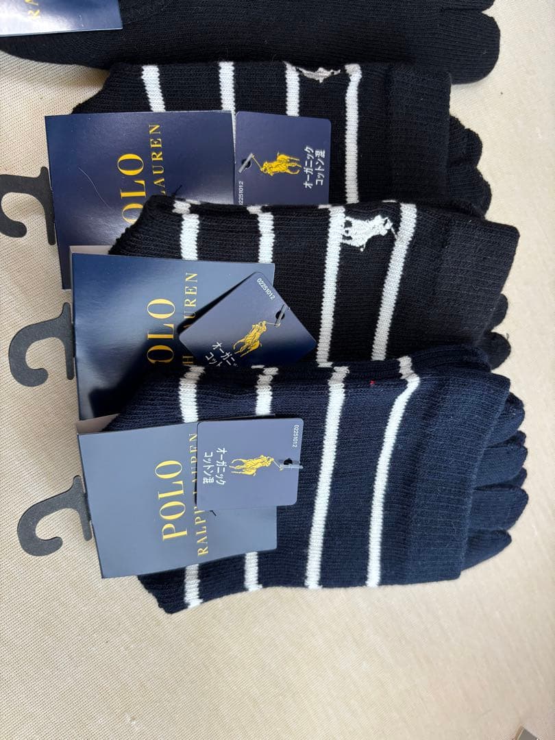 koala品　ポロラルフローレン　5本指ソックス　レディース　7足セット