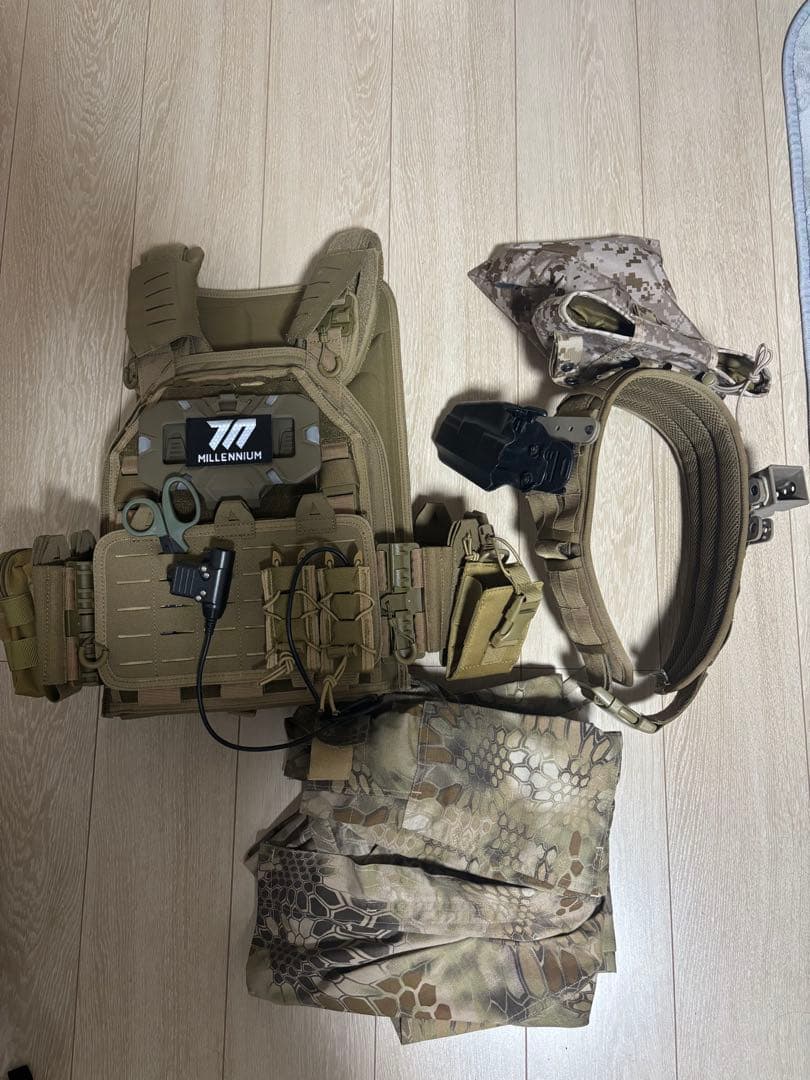 サバゲー 装備品セット タン