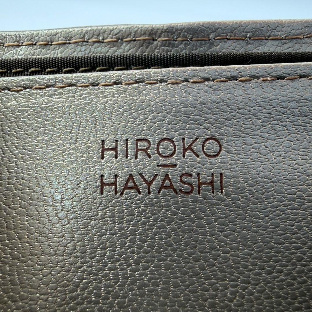 16456✨未使用✨ヒロコハヤシ 長財布 フラップ ジラソーレ ゴールド