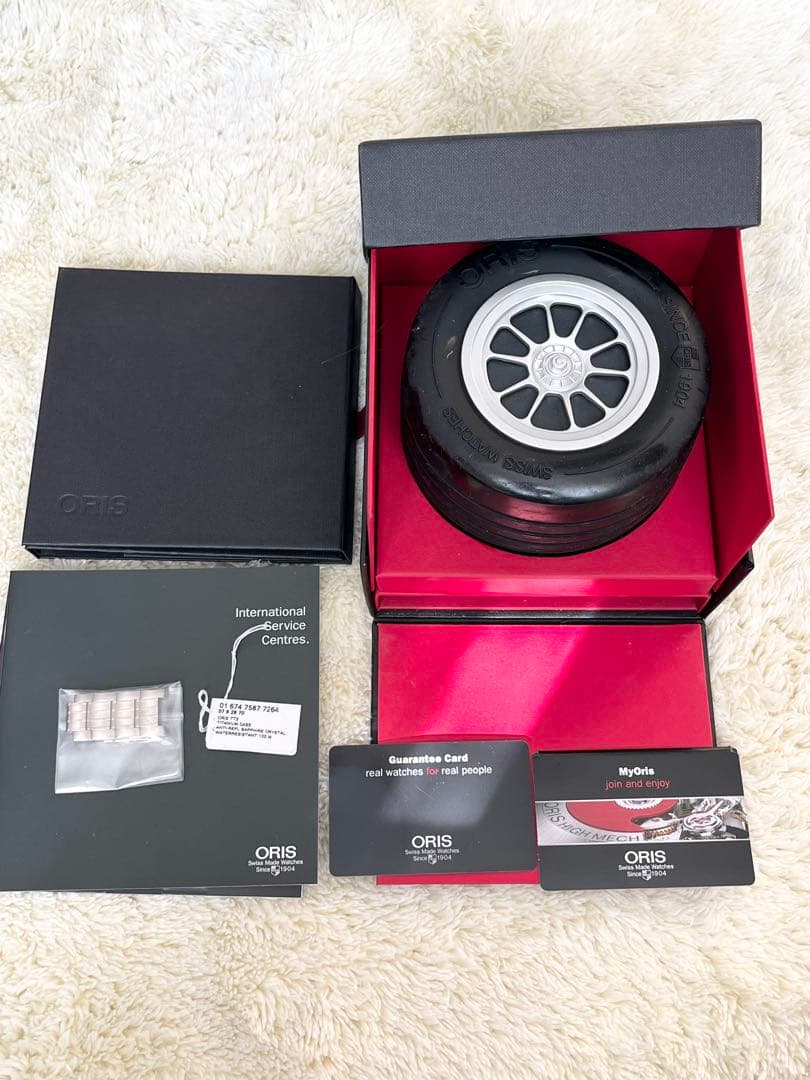 箱ギャラ有り 希少 オリス TT3 チタン クロノグラフ 自動巻