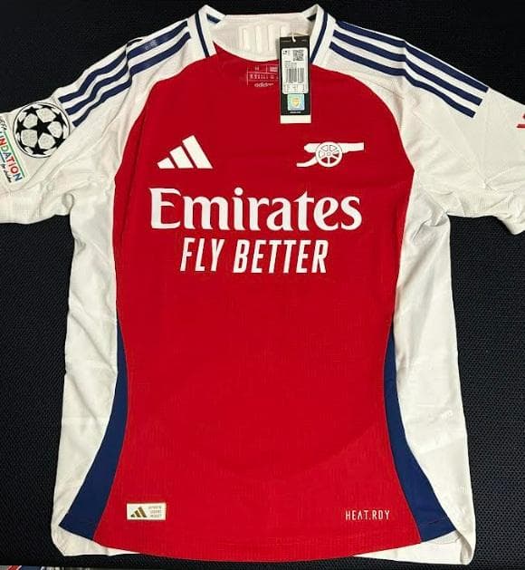 アーセナル　ライス　オーセンティック ホーム CL（M）2024-25