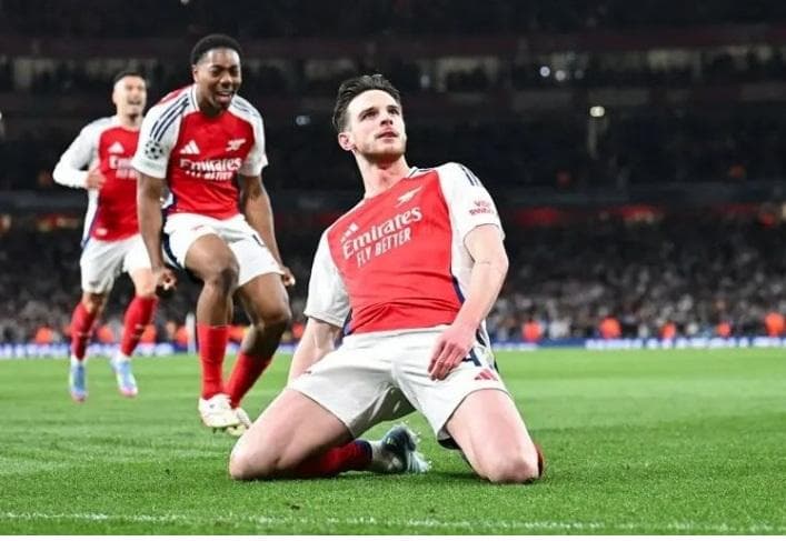 アーセナル　ライス　オーセンティック ホーム CL（M）2024-25