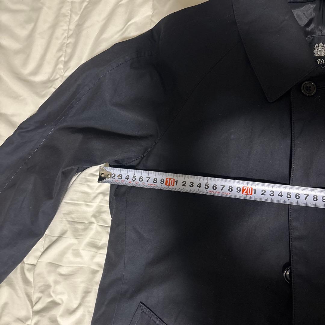 アクアスキュータム ステンカラーコート ライナー付 M