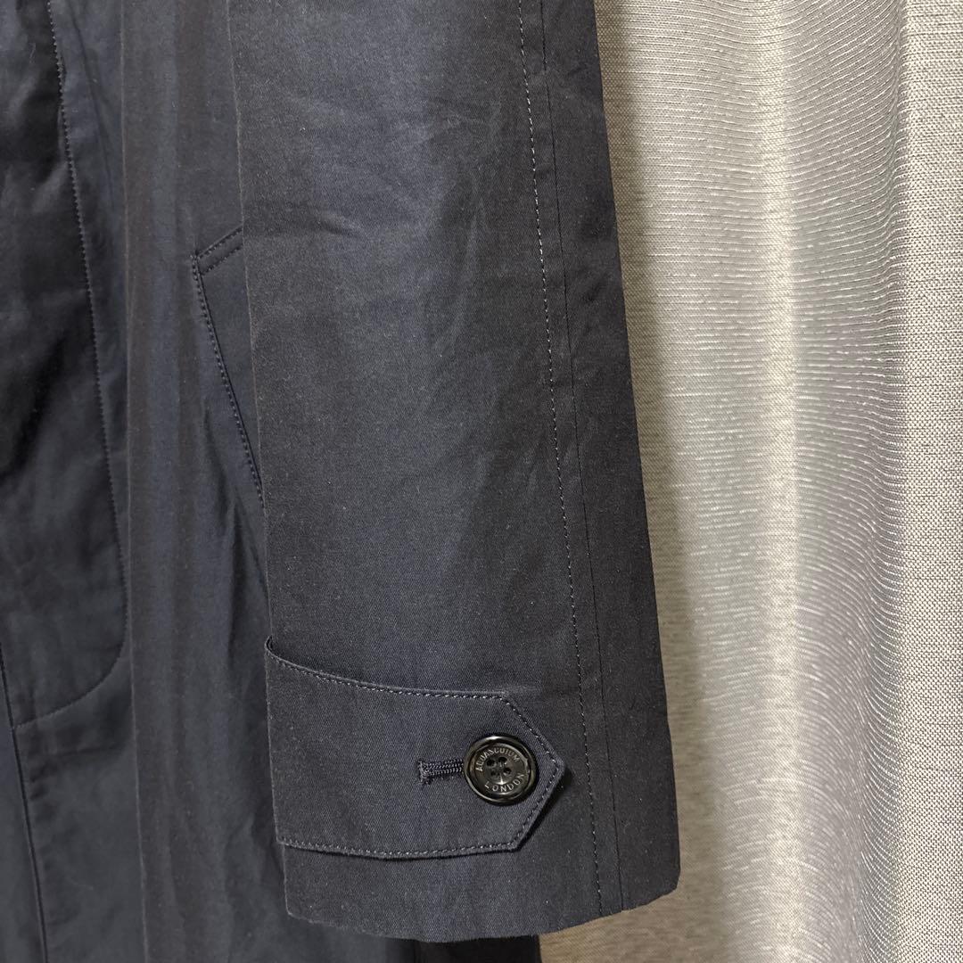 アクアスキュータム ステンカラーコート ライナー付 M