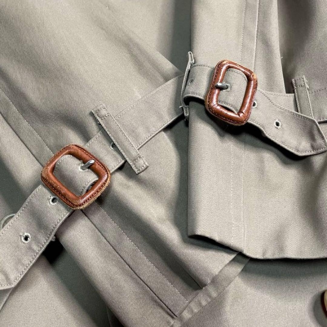 美品✨ バーバリー　ロングトレンチコート　ノバチェック　ハニーベージュ