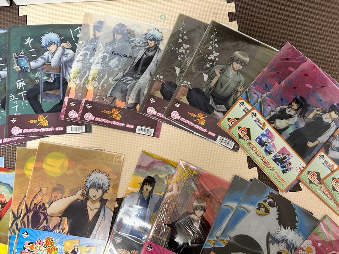 銀魂　クリアファイル　下敷き　フォルダー　坂田銀時　公式　カードダス　ウェハース