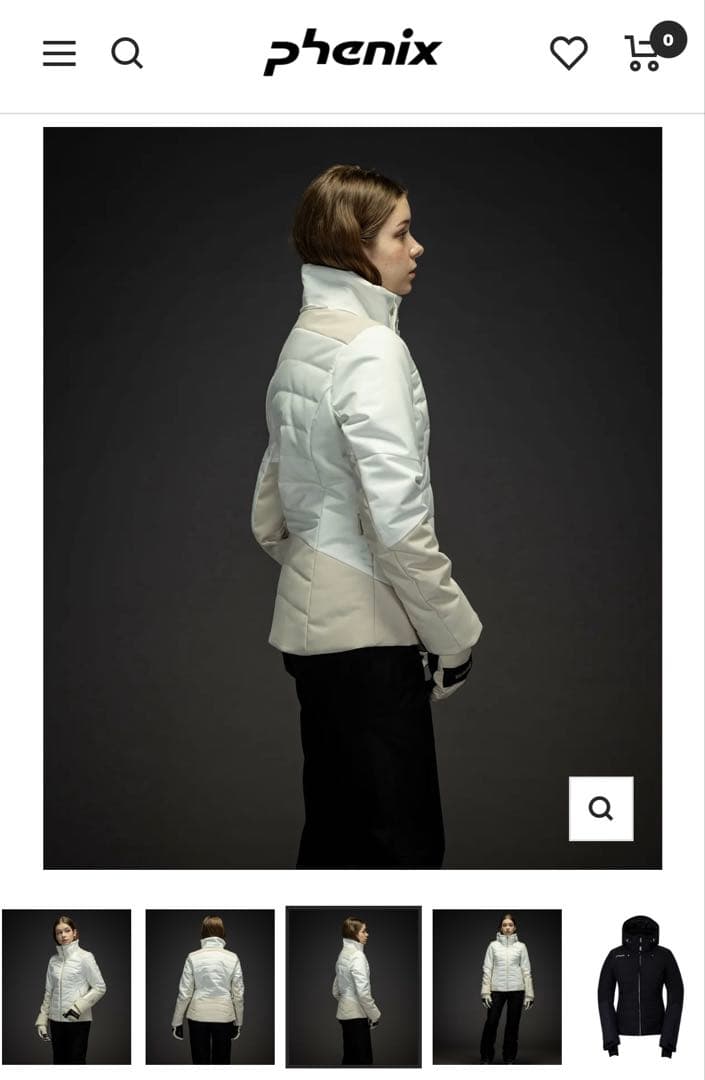 <最終セール> phenicsダイアンス スノーウェア ホワイト スキーウェア