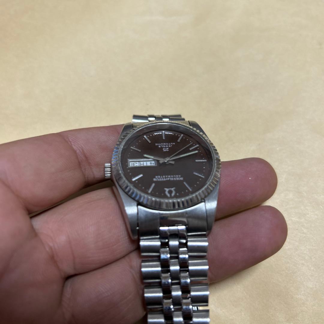 も*ん様 中古メンズTITUSブランド自動巻き腕時計