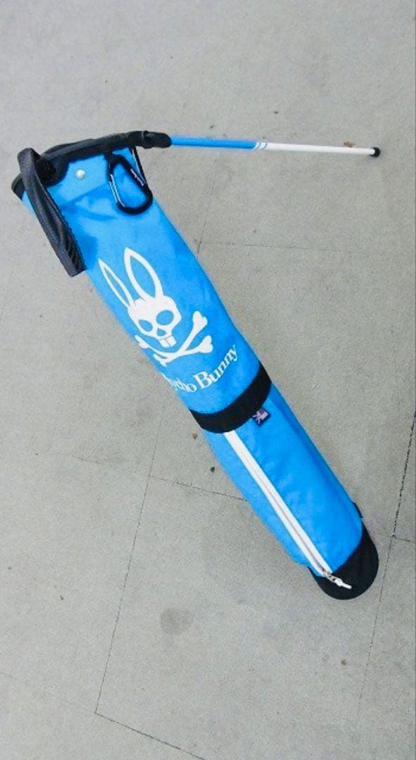 美品！サイコバニー（Psycho Bunny）クラブケース 定番 セルフスタンド