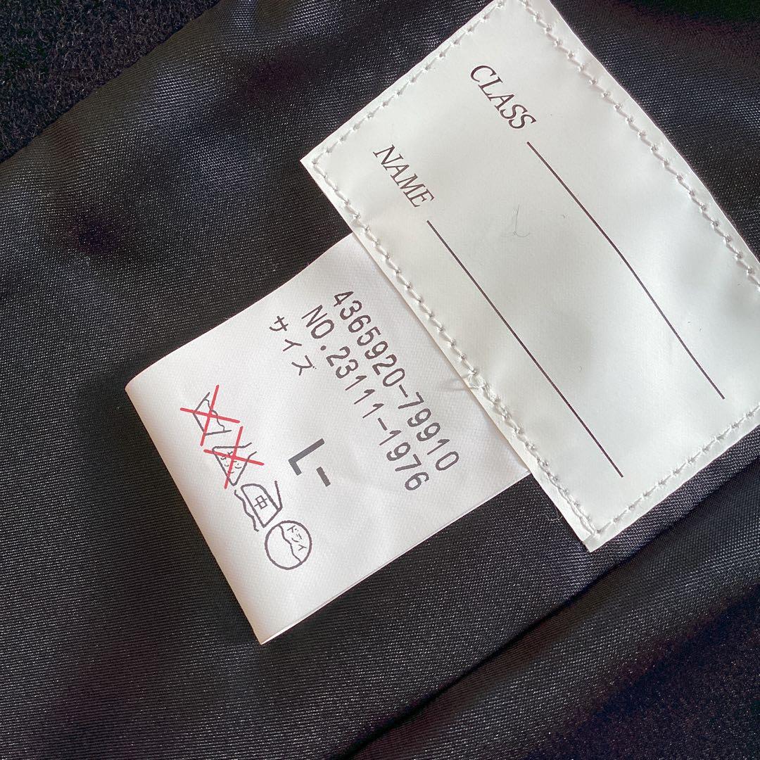 【在庫限り】ダッフルコート　スクールコート　黒　L　レディース　23111