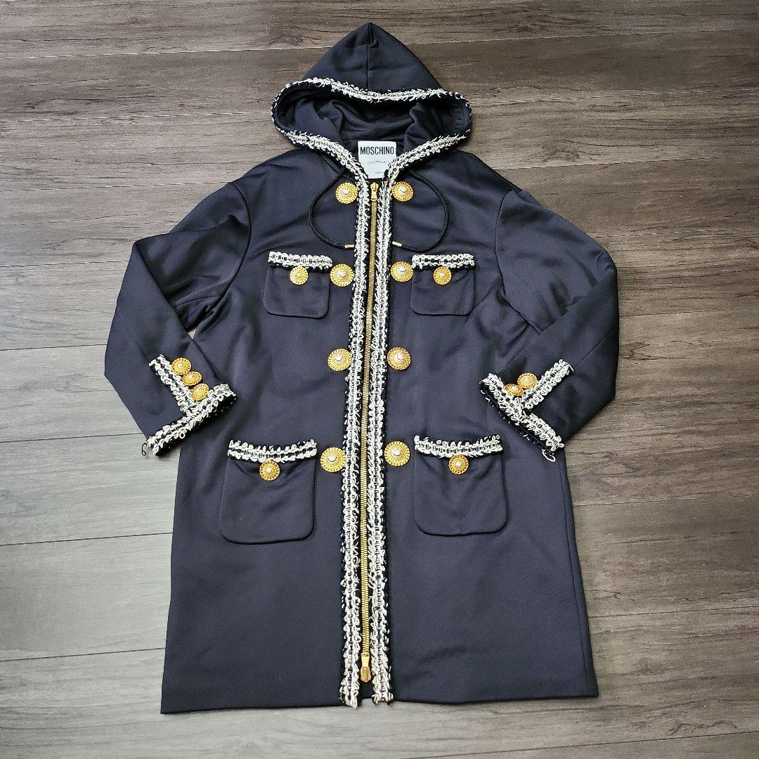 MOSCHINOCOUTURU！　モスキーノクチュール　フーディーコート【42】