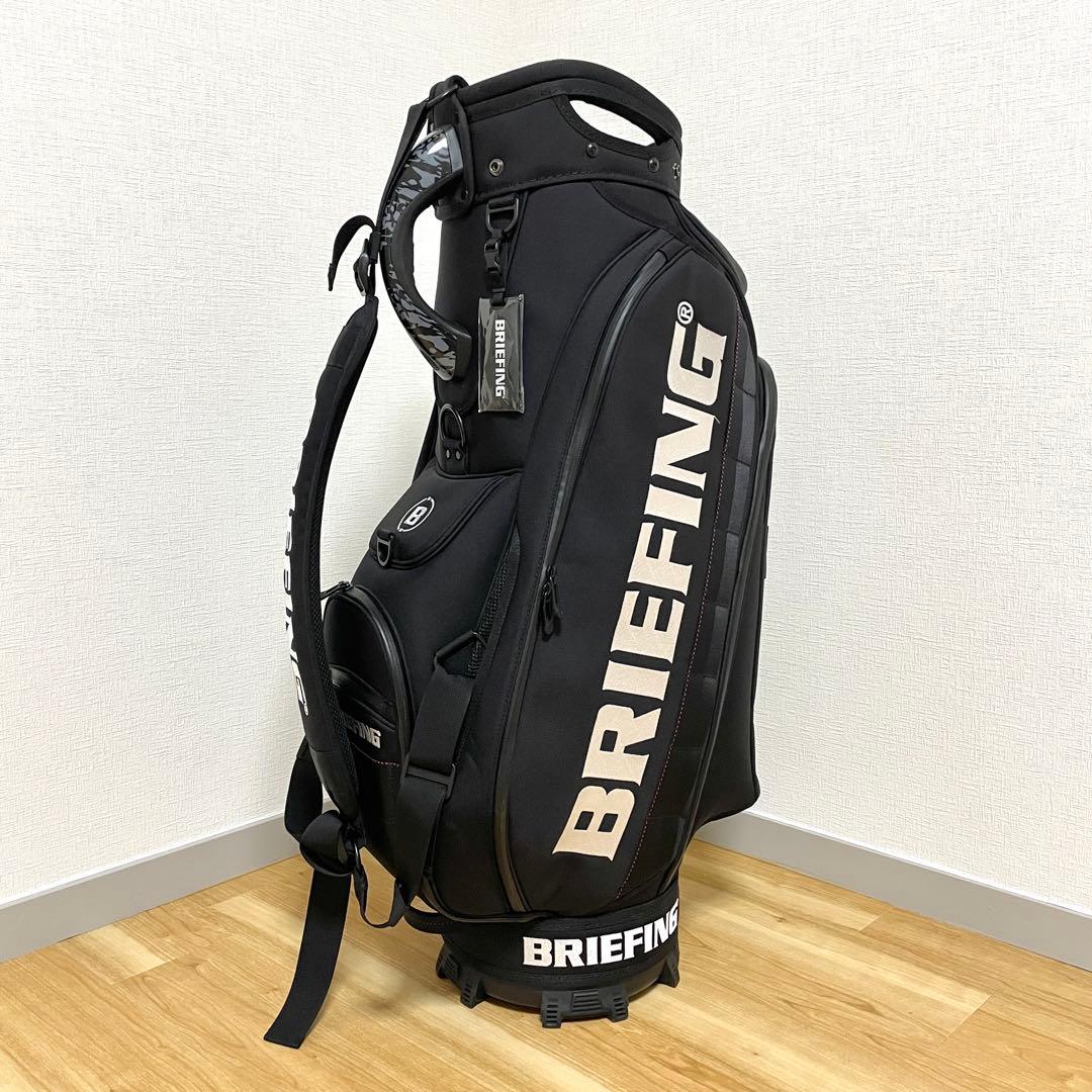 【完売品,未使用級】ブリーフィング キャディバッグ CR-3 シルバーブラック
