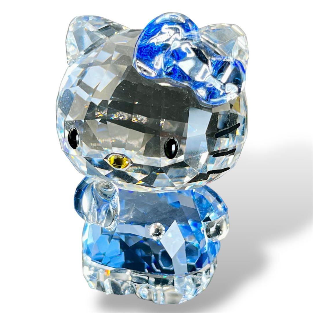 【激レア・廃盤】 スワロフスキー ハローキティ ブルーリボン 2013年限定品