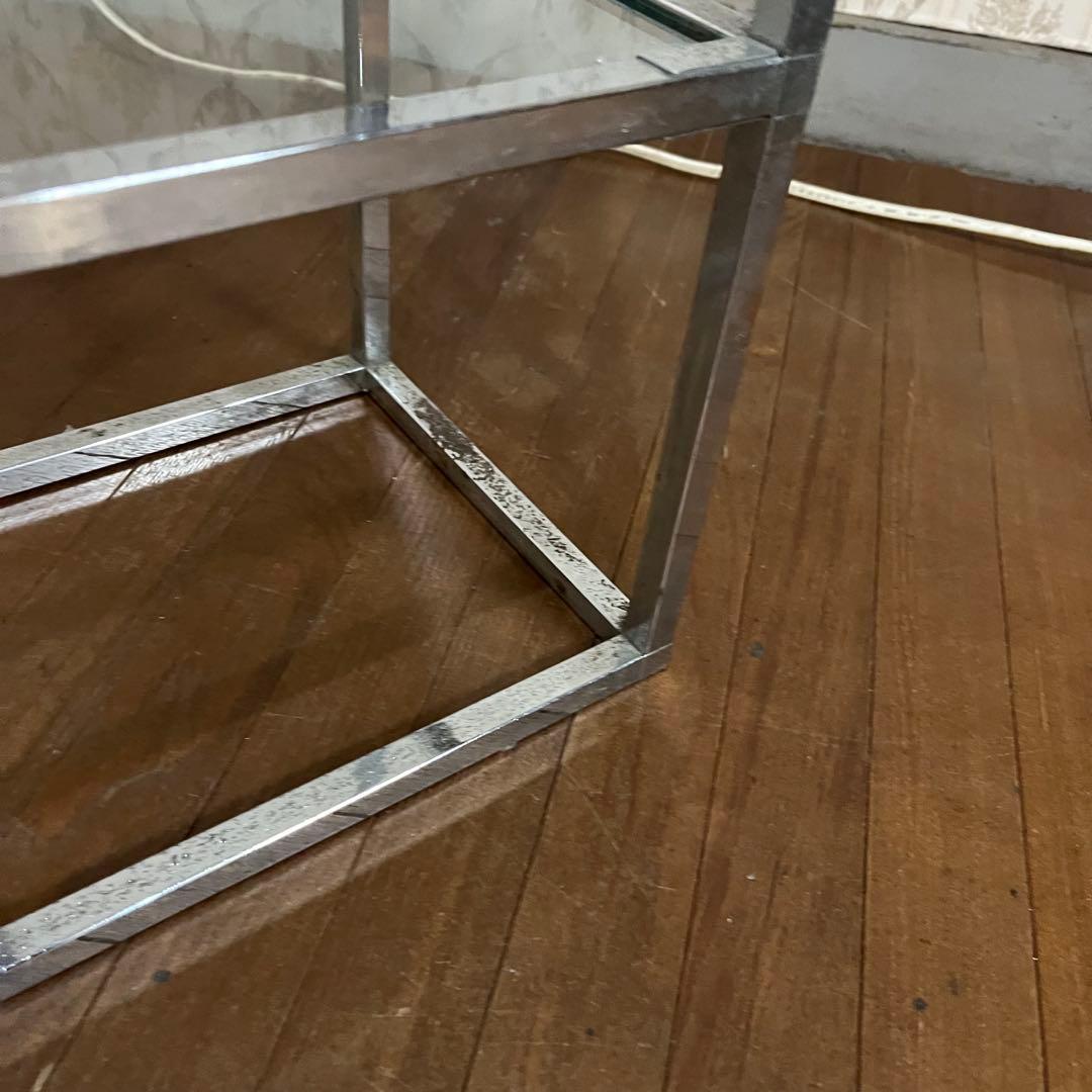 【インダストリアル】アイアンフレーム 5段 ガラスラック 飾り棚 シェルフ