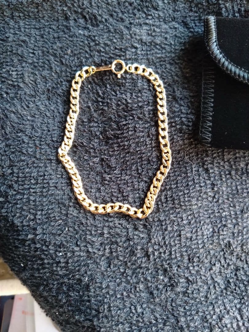 鑑定済み K18喜平刻印有りブレスレット