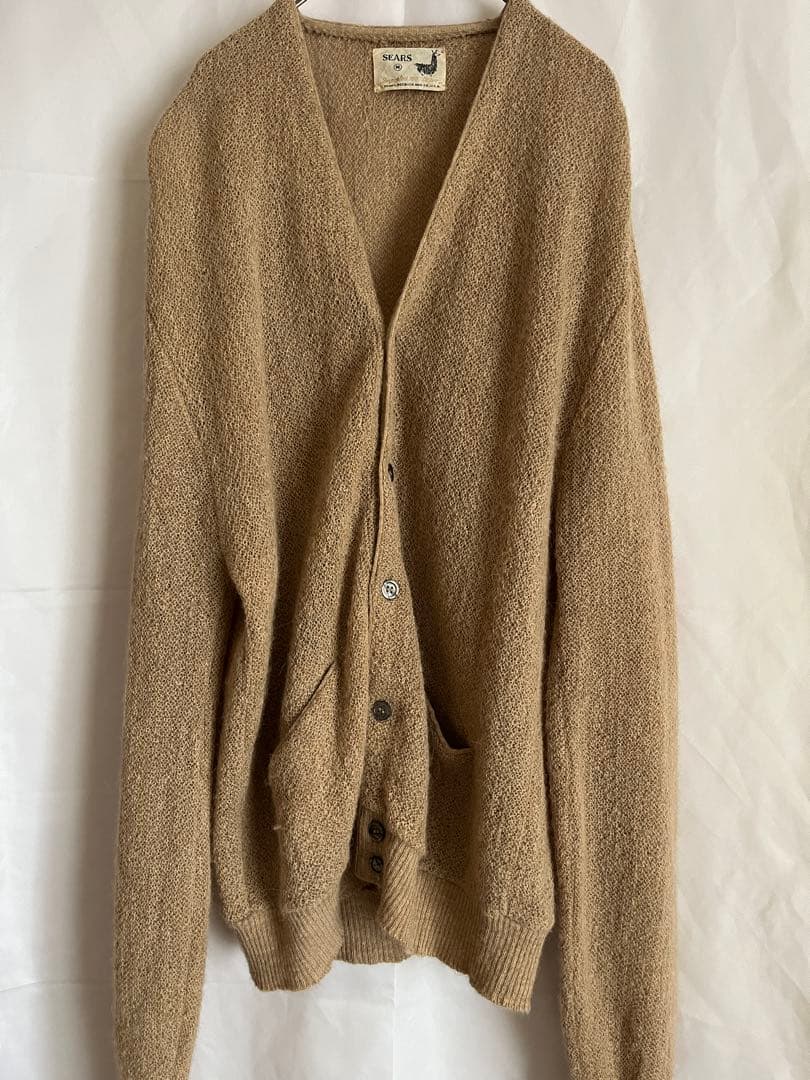 s*a様 60s SEARS アルパカカーディガン　古着　ヴィンテージ