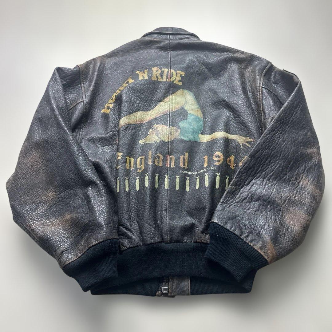 【希少】 AVIREXUSA ヴィンテージフライジャケット TYPEA-2