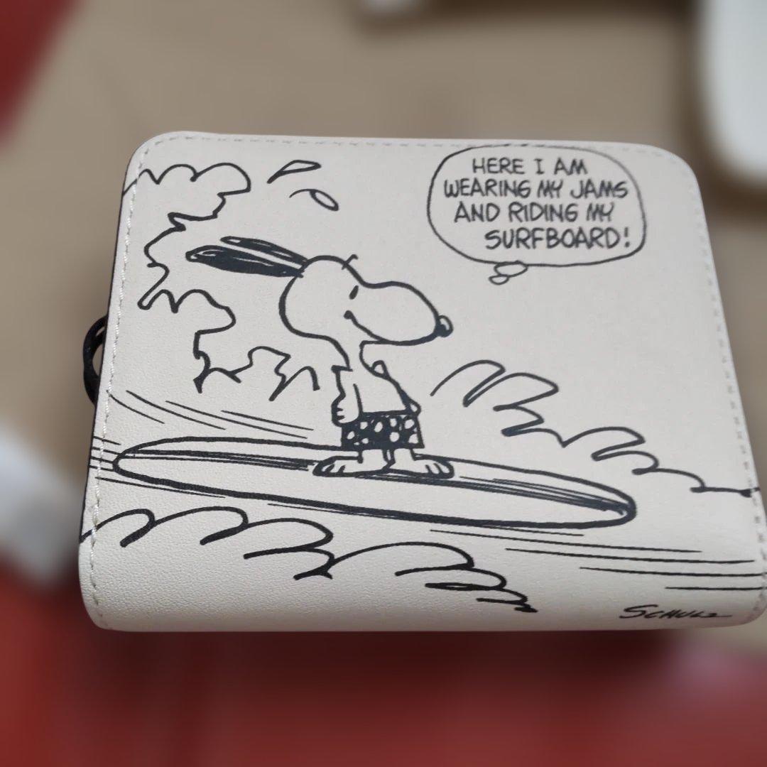 【COACH X PEANUTS】エッセンシャル ビルフォールド ウォレット