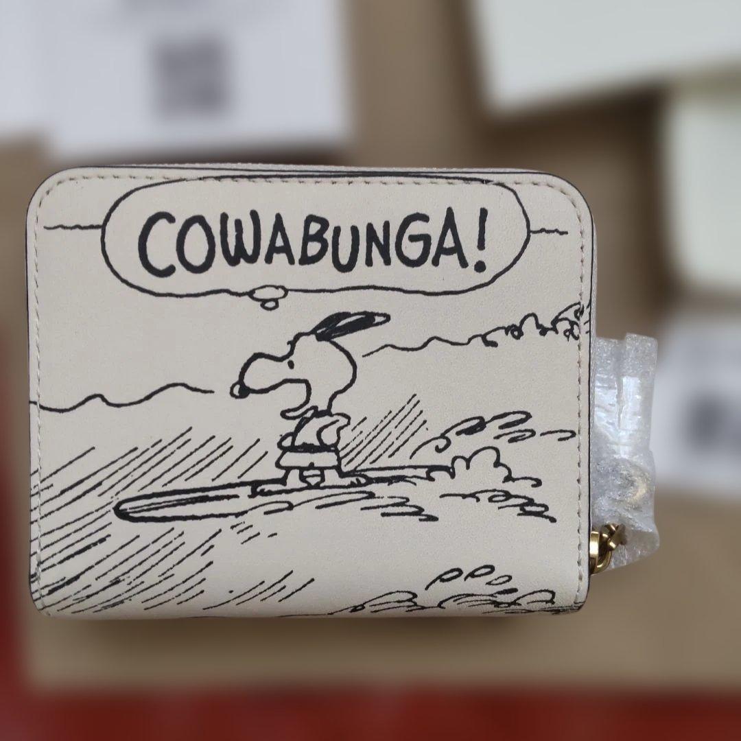 【COACH X PEANUTS】エッセンシャル ビルフォールド ウォレット