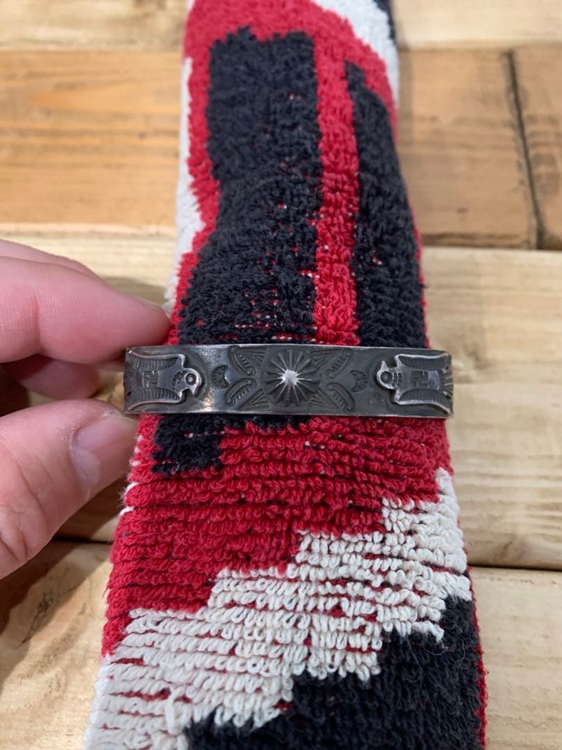 アクセサリー NAVAJO Swastika Thunderbird Arrow Bangle