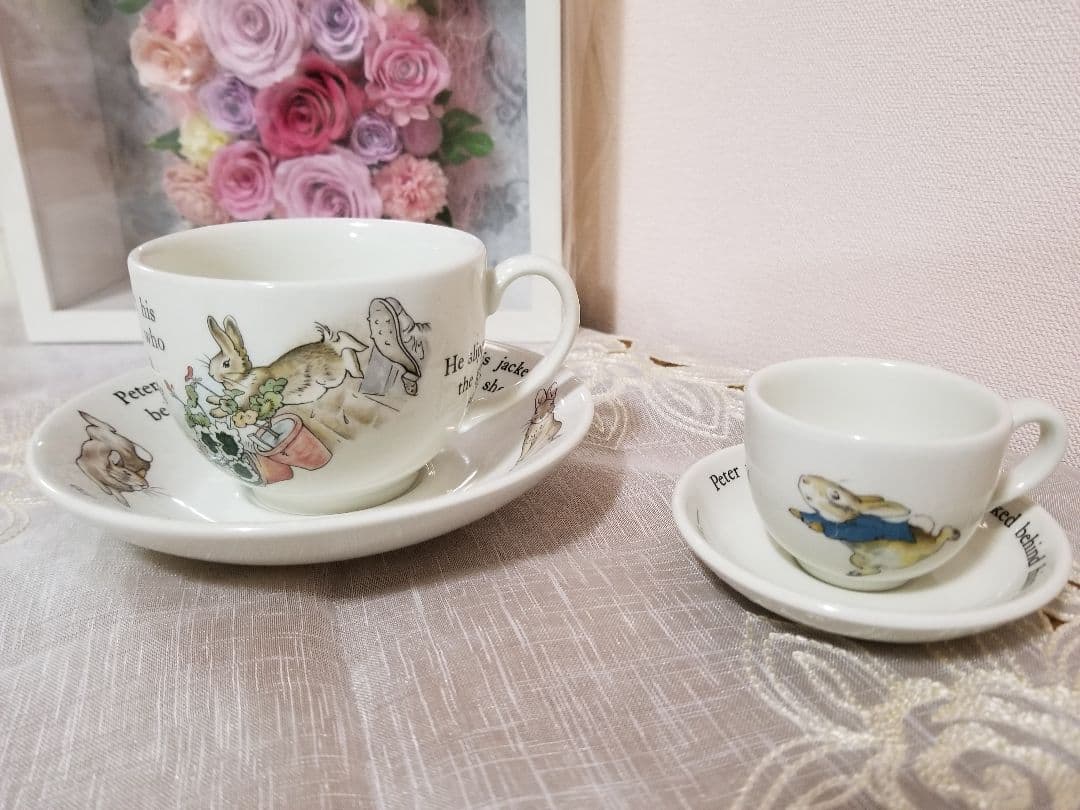 ウェッジウッド　ピーターラビット　チルドレンズティーセット