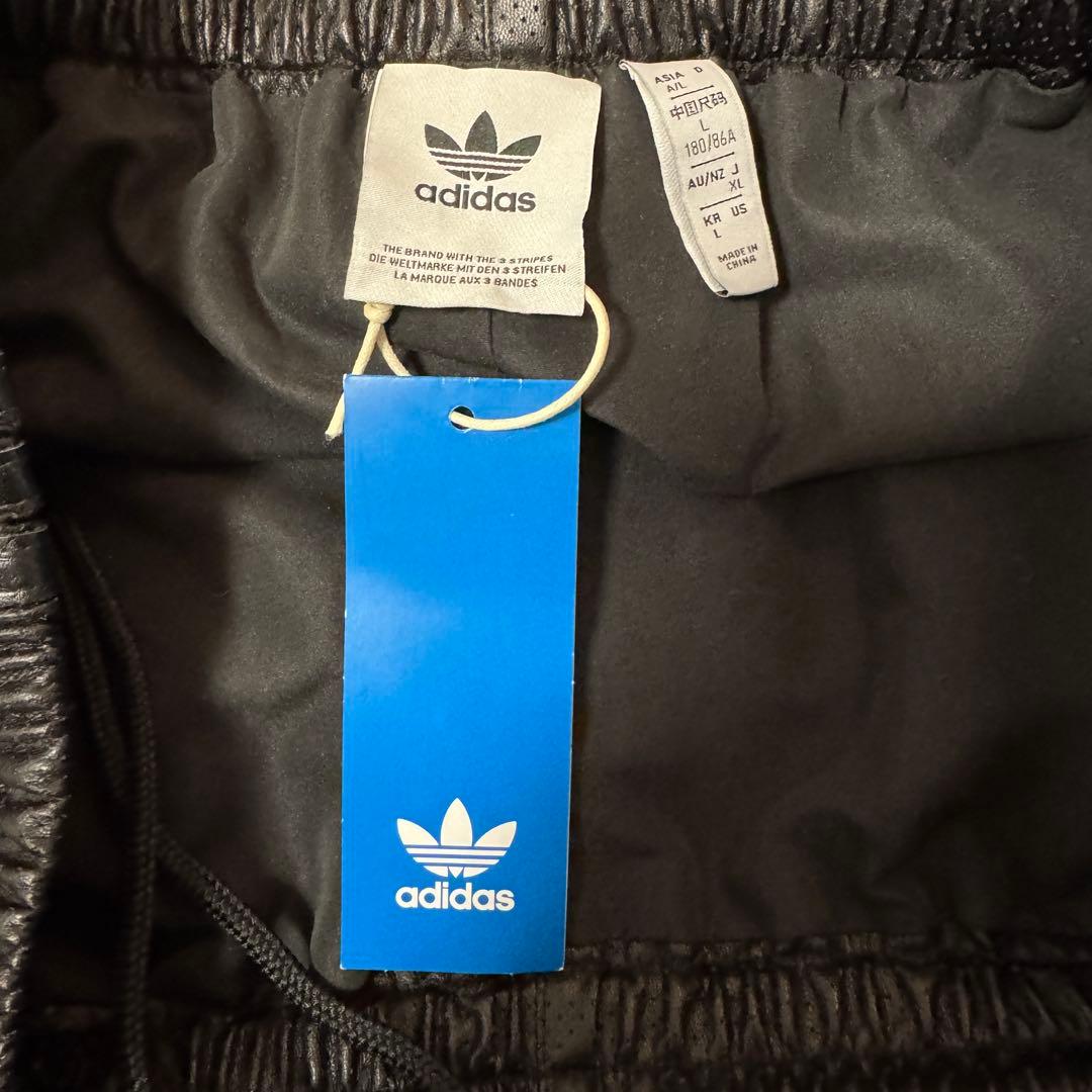 adidas Originals プレミアム トラックパンツ フェイクレザーXL