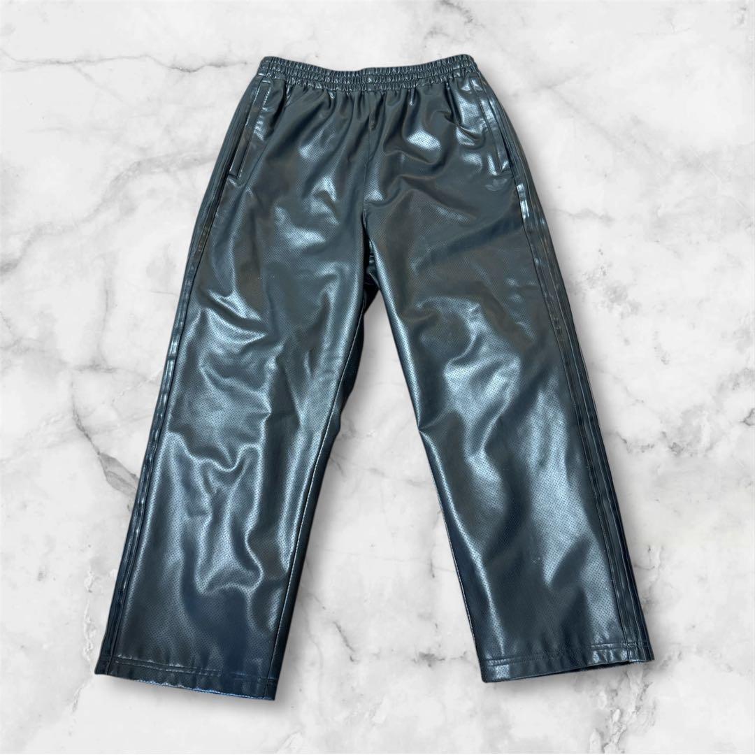 adidas Originals プレミアム トラックパンツ フェイクレザーXL