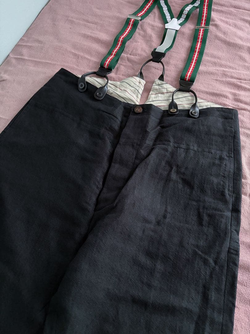 ARCHIVIO J.M.Ribot アルキビオJMリボット サスペンダーパンツ