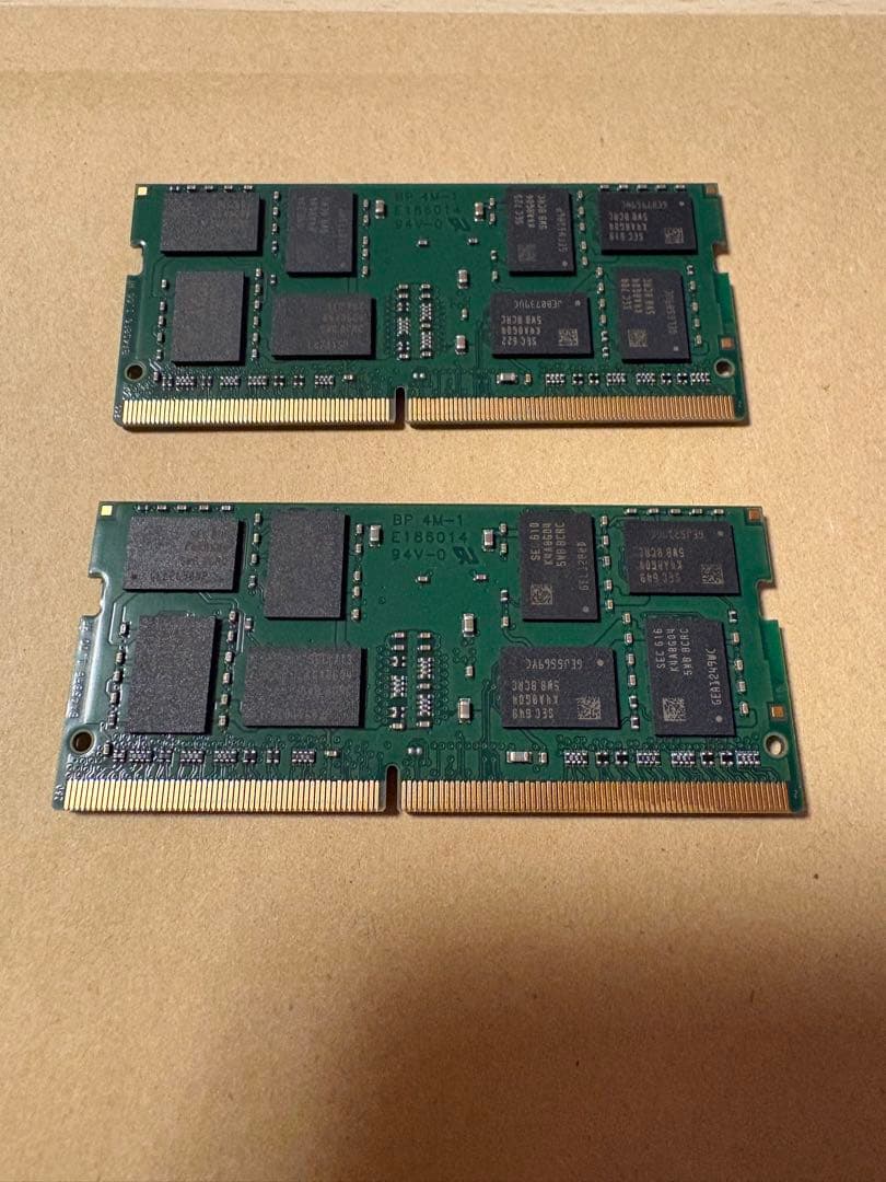 シリコンパワー ノートPC用メモリDDR4-2400 16GB×2枚
