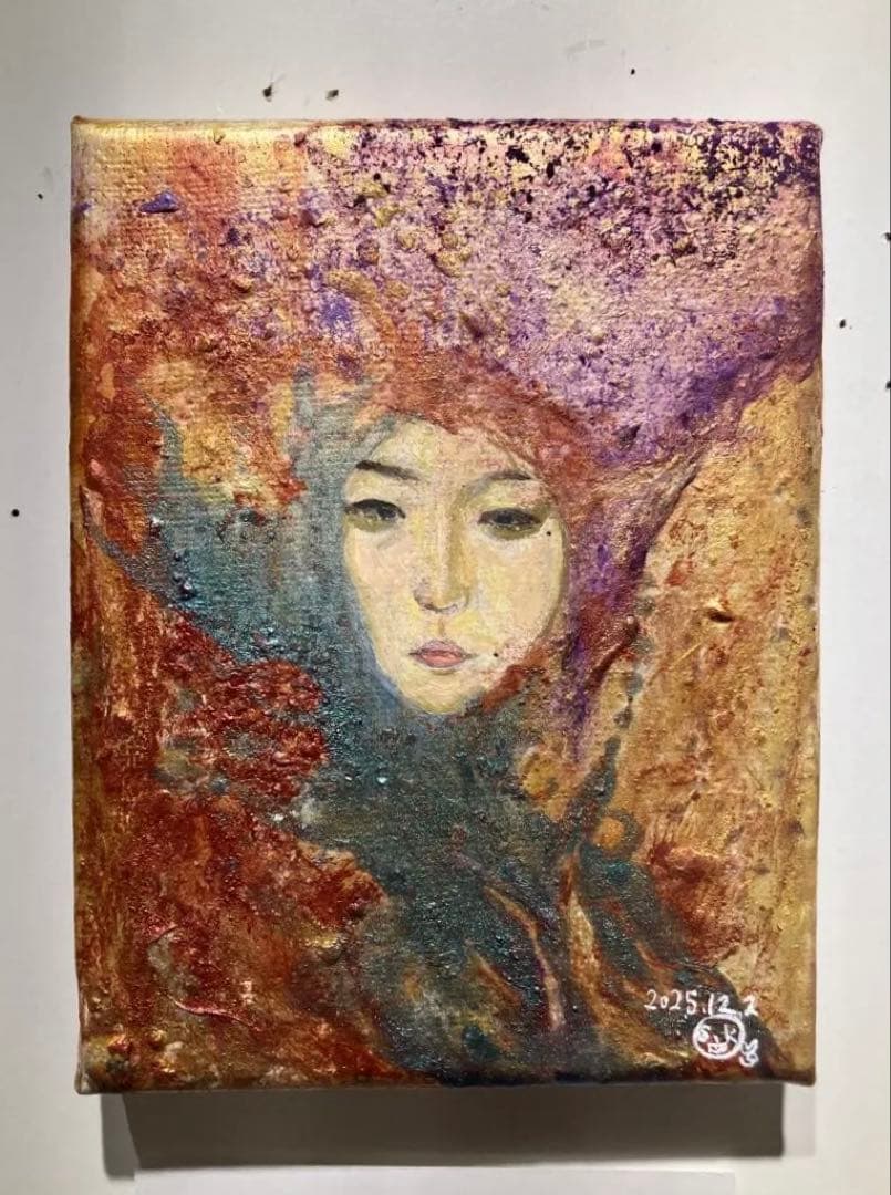 絵　絵画　抽象画　具象画　人物画　インテリア　涙宝 アート