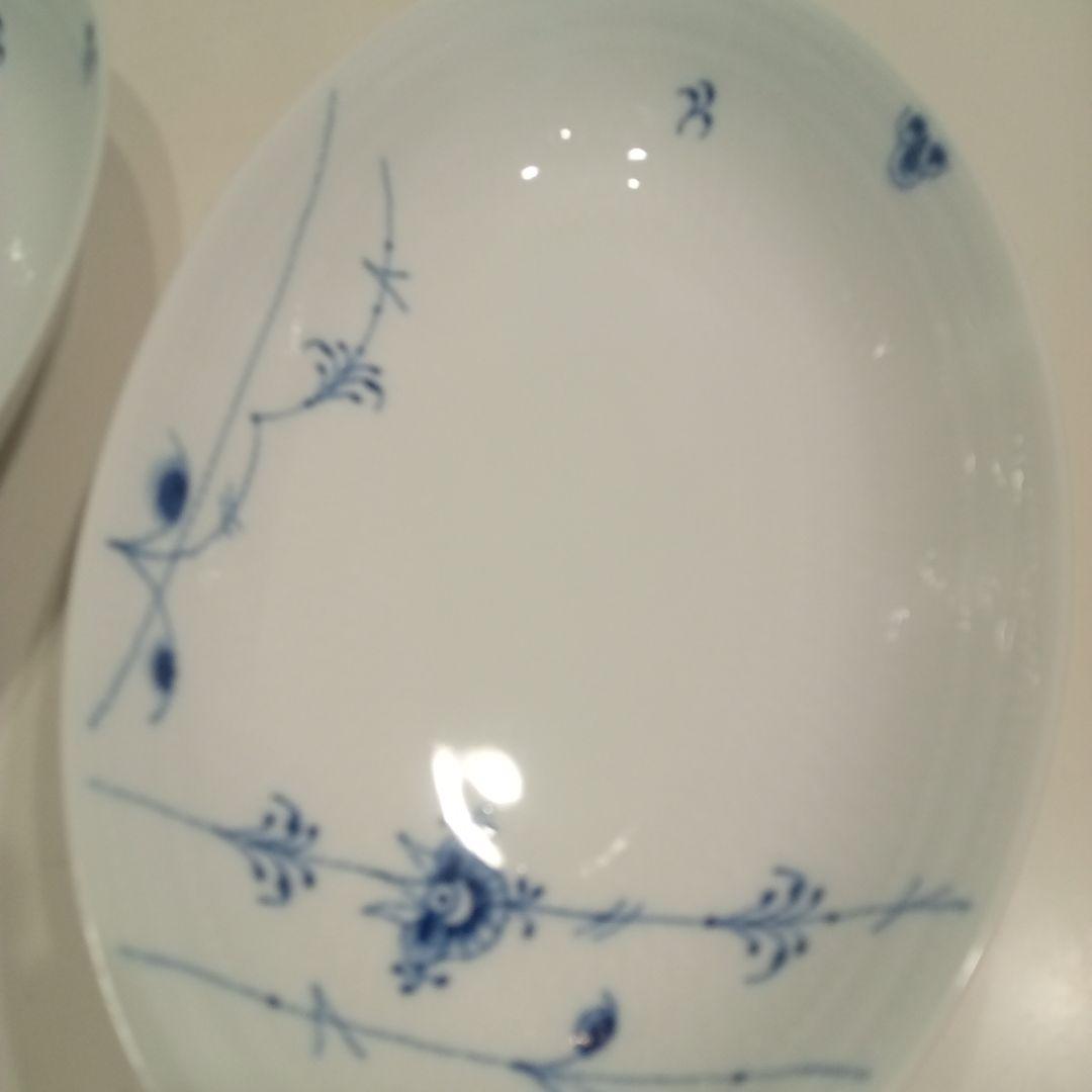 ロイヤル コペンハーゲン ブルーパルメッテ オーバルディッシュ 27cm