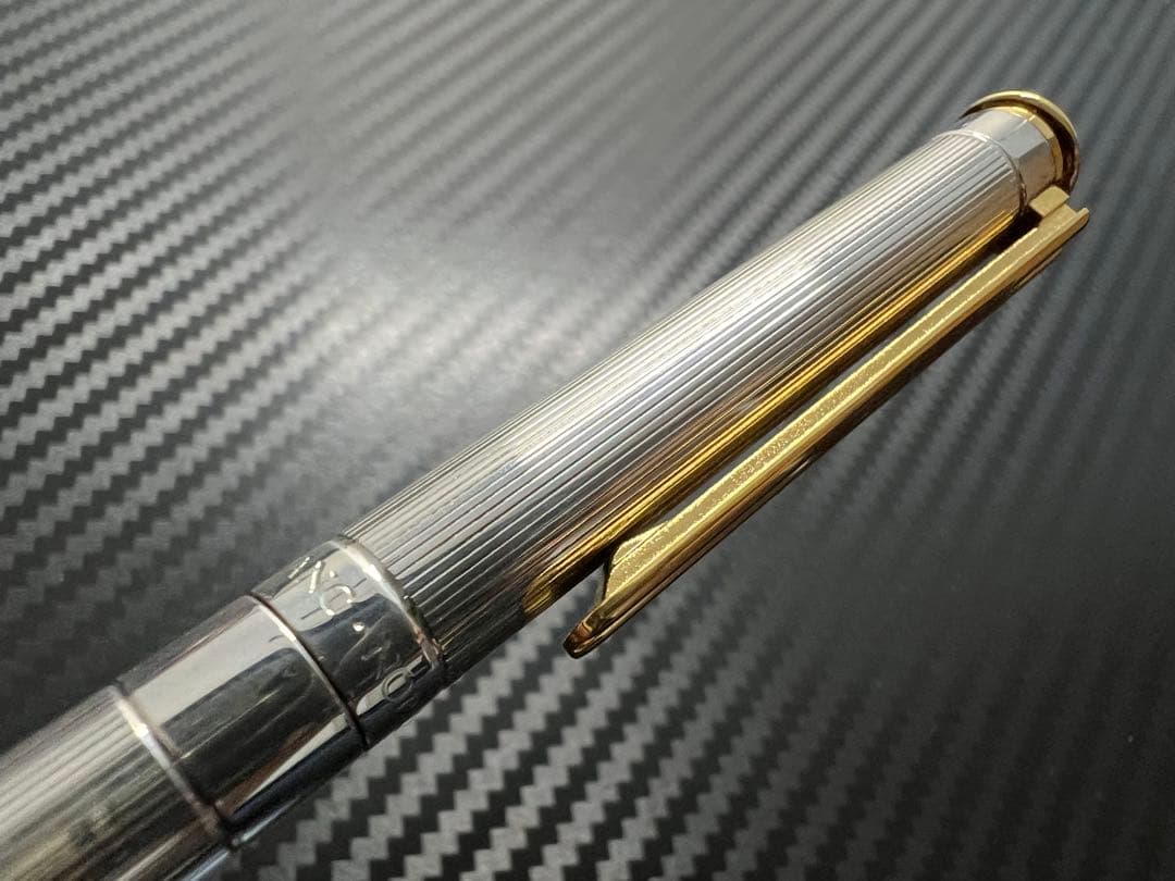 未使用に近い モンブラン ペンシル 0.5mm ノブレス スターリングシルバー