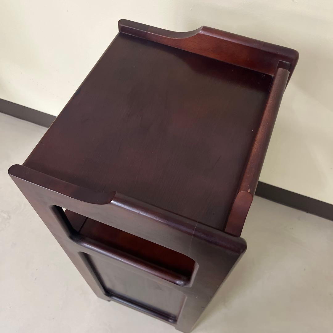 karimoku カリモク家具 飾り台　花台　電話台 昭和レトロ