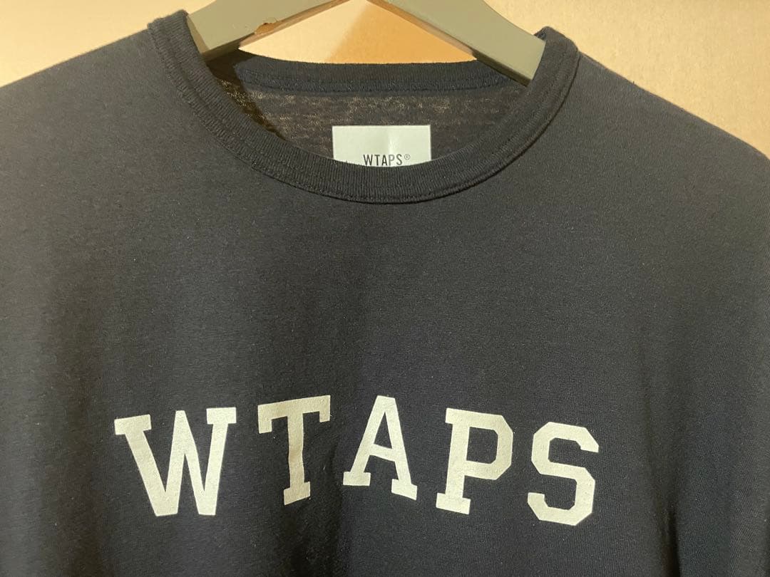 WTAPS 251ATDT-CMS18 NAVY 長袖カットソー美品