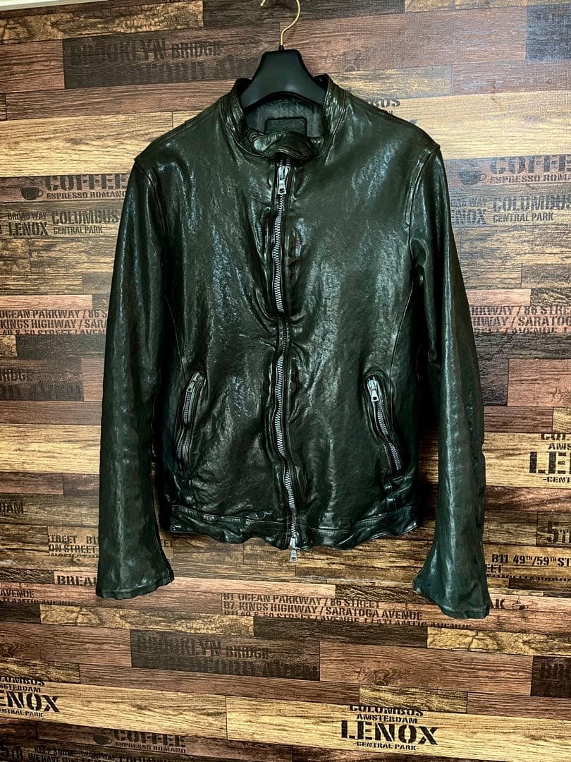 BACKLASHバックラッシュ馬革ジャパンホース3シングルライダース