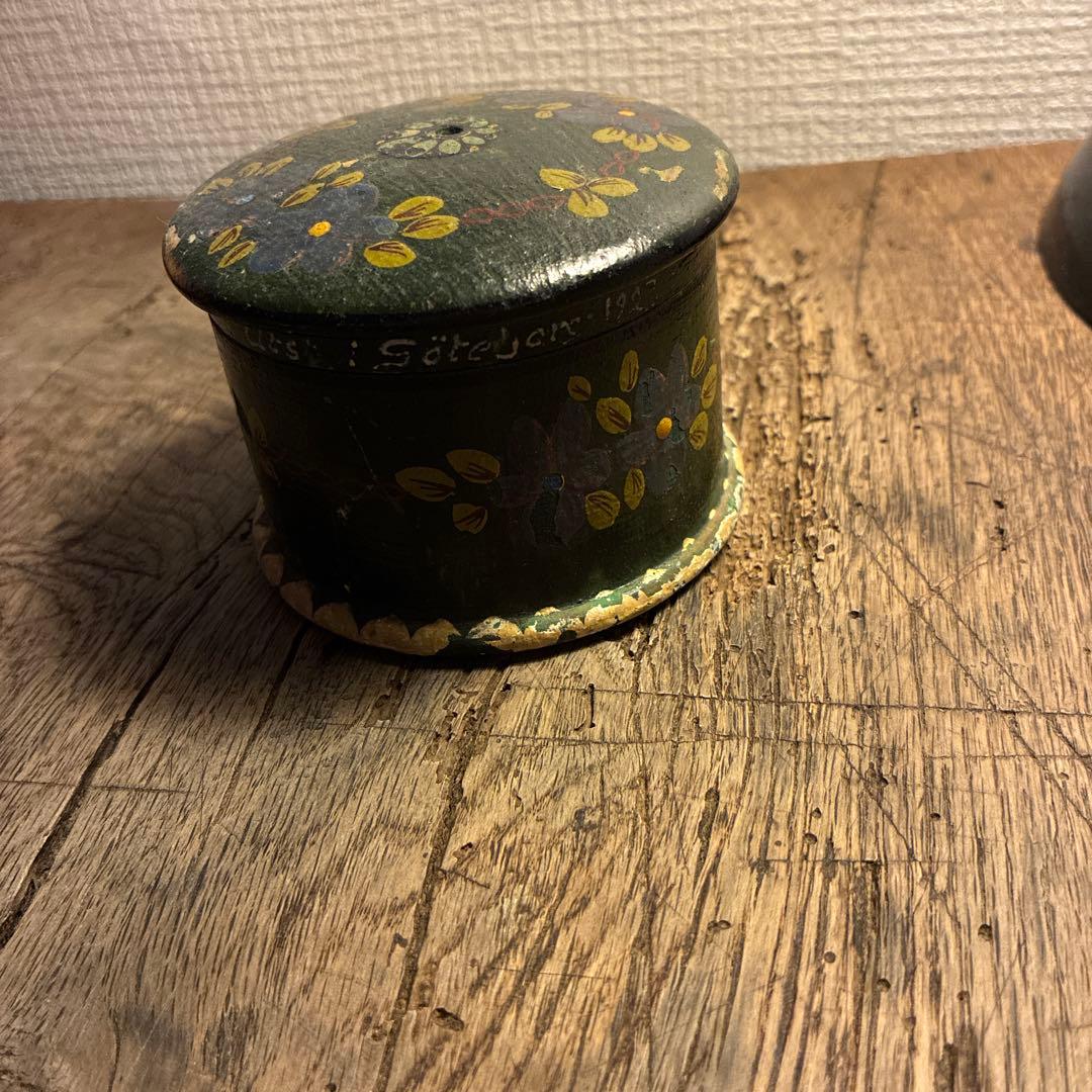スウェーデン アンティーク 木箱