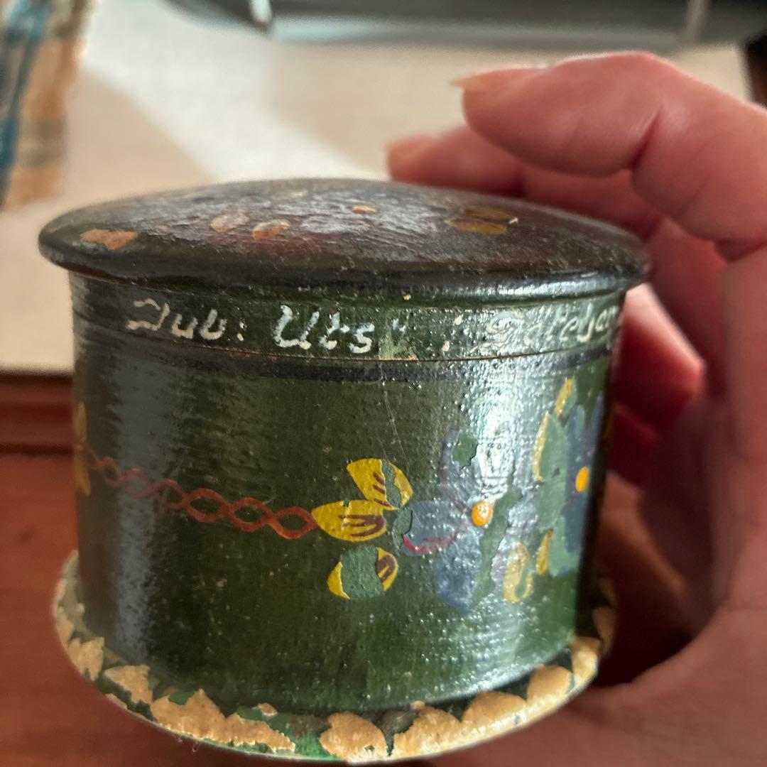 スウェーデン アンティーク 木箱