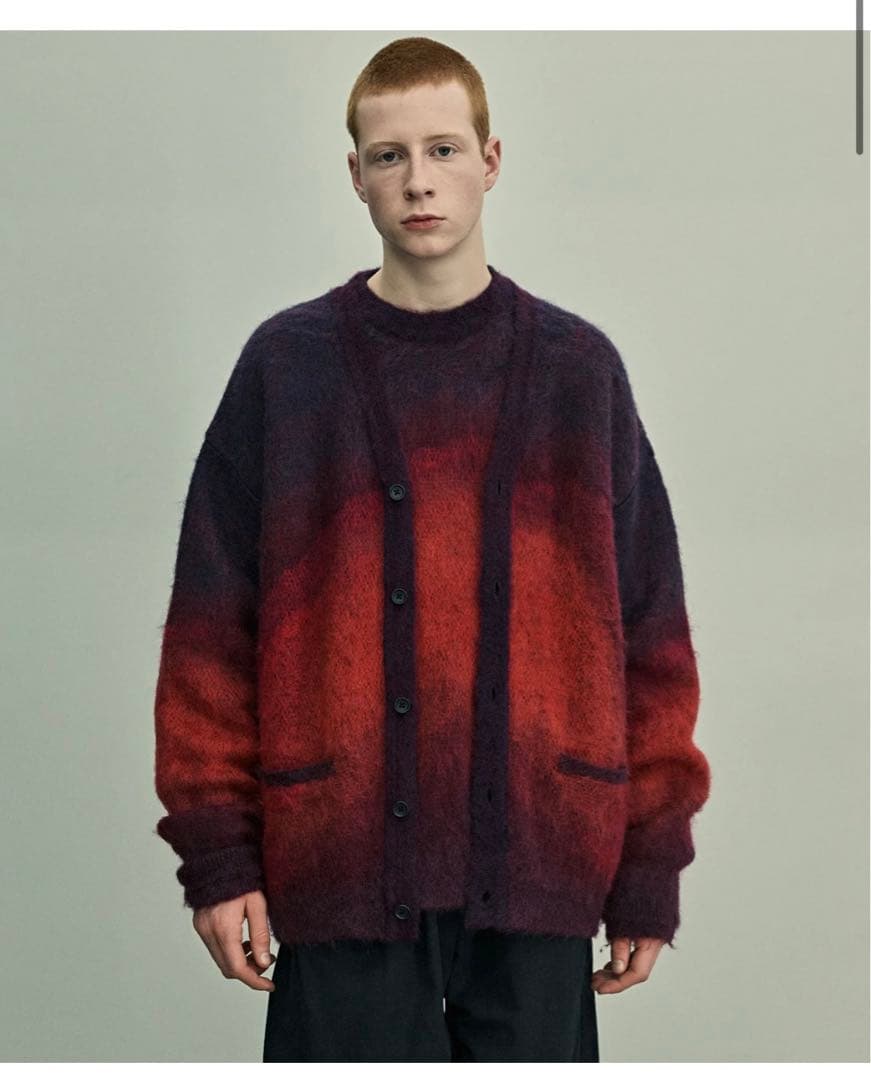 ssstein グラデーションカーディガン