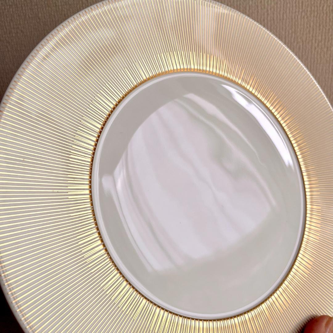 ★新品未使用★フランス製BERNARDAUD　ゴールドプレート　大皿　ディナー皿