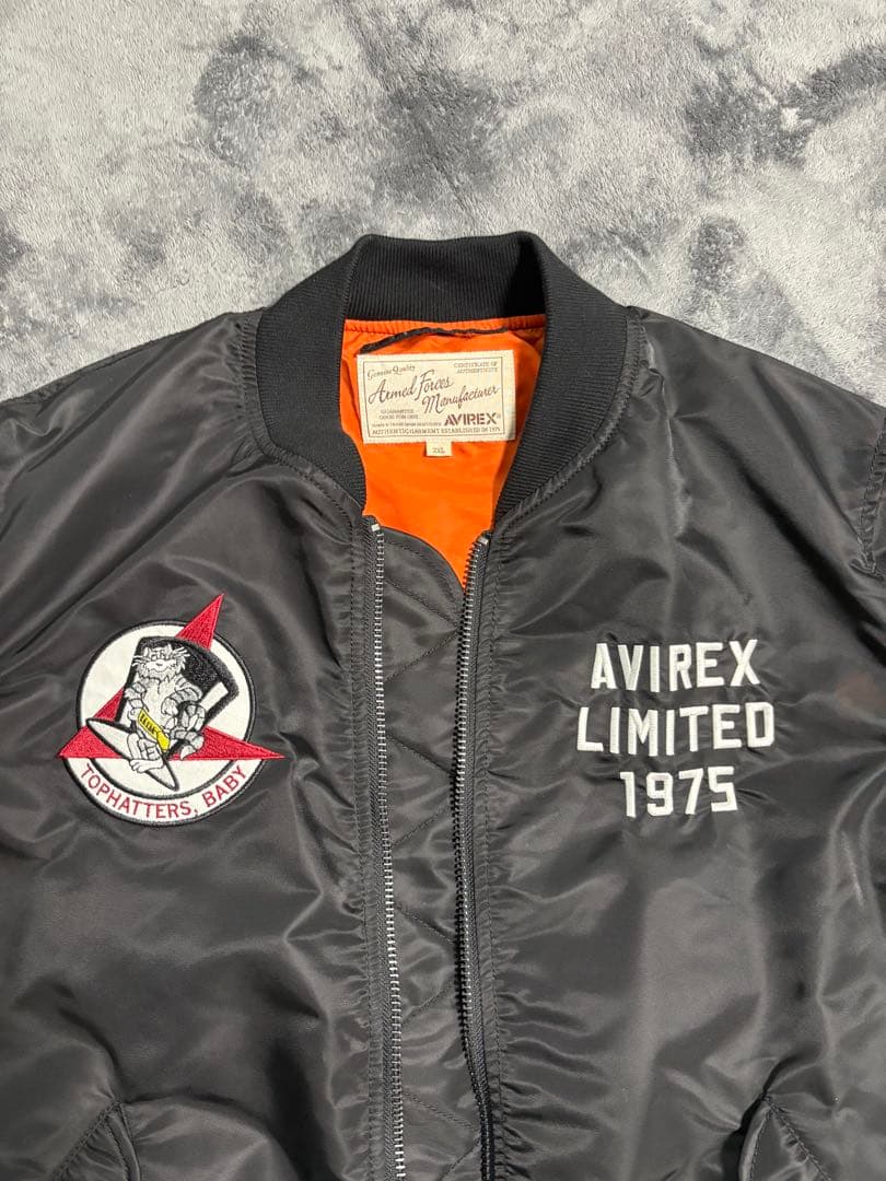 アヴィレックス MA-1 LIGHT TOPHATTERS限定2XLsize