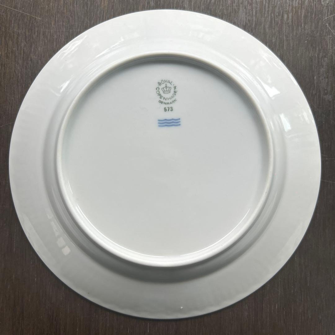 ロイヤルコペンハーゲン　ホワイトブルーテッド　皿 5枚セット
