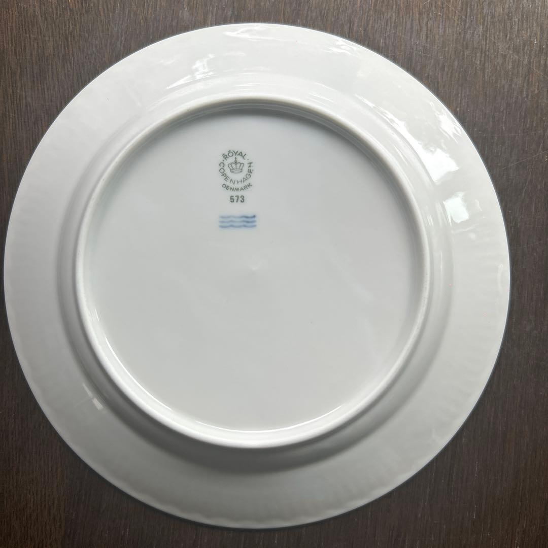 ロイヤルコペンハーゲン　ホワイトブルーテッド　皿 5枚セット
